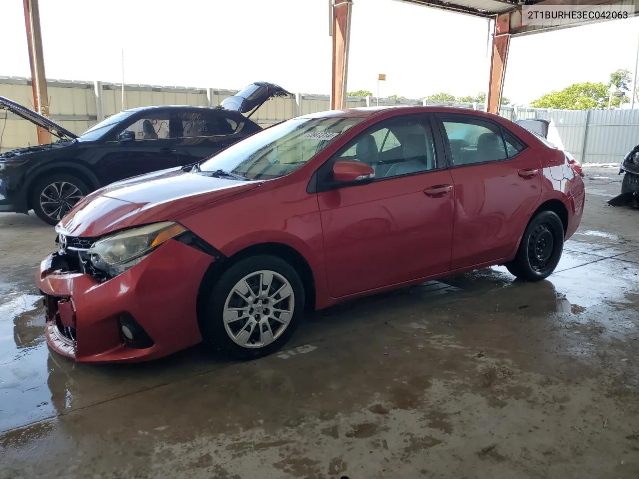 2014 Toyota Corolla L VIN: 2T1BURHE3EC042063 Lot: 72841314