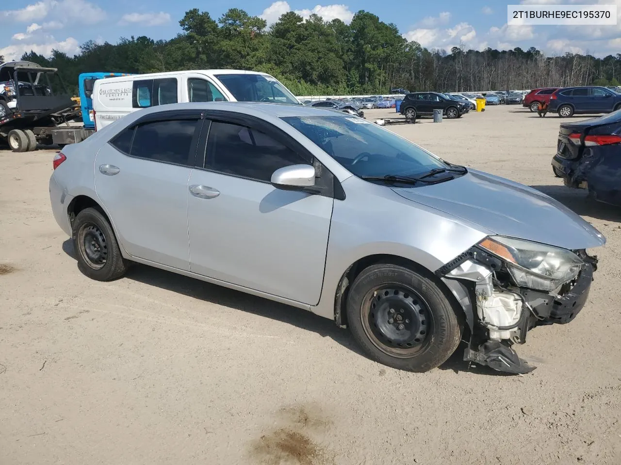 2014 Toyota Corolla L VIN: 2T1BURHE9EC195370 Lot: 72919004