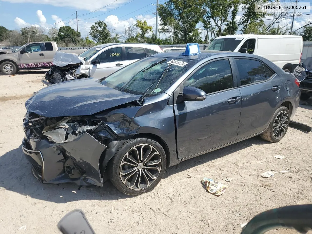 2014 Toyota Corolla L VIN: 2T1BURHE1EC065261 Lot: 73016654