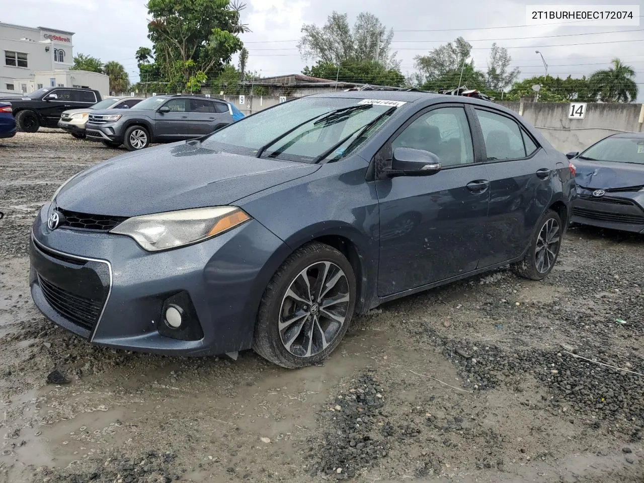 2014 Toyota Corolla L VIN: 2T1BURHE0EC172074 Lot: 73047444