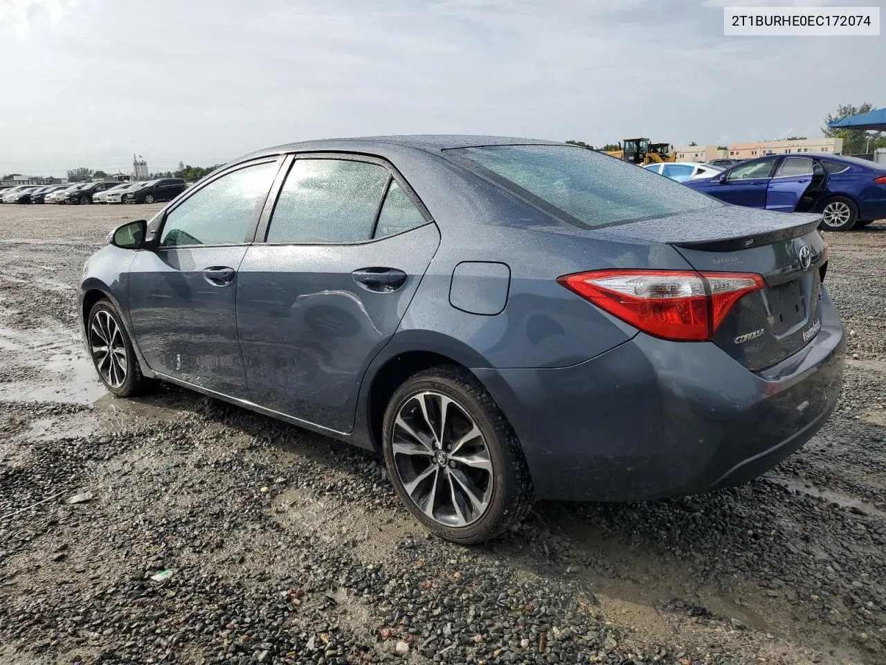 2T1BURHE0EC172074 2014 Toyota Corolla L