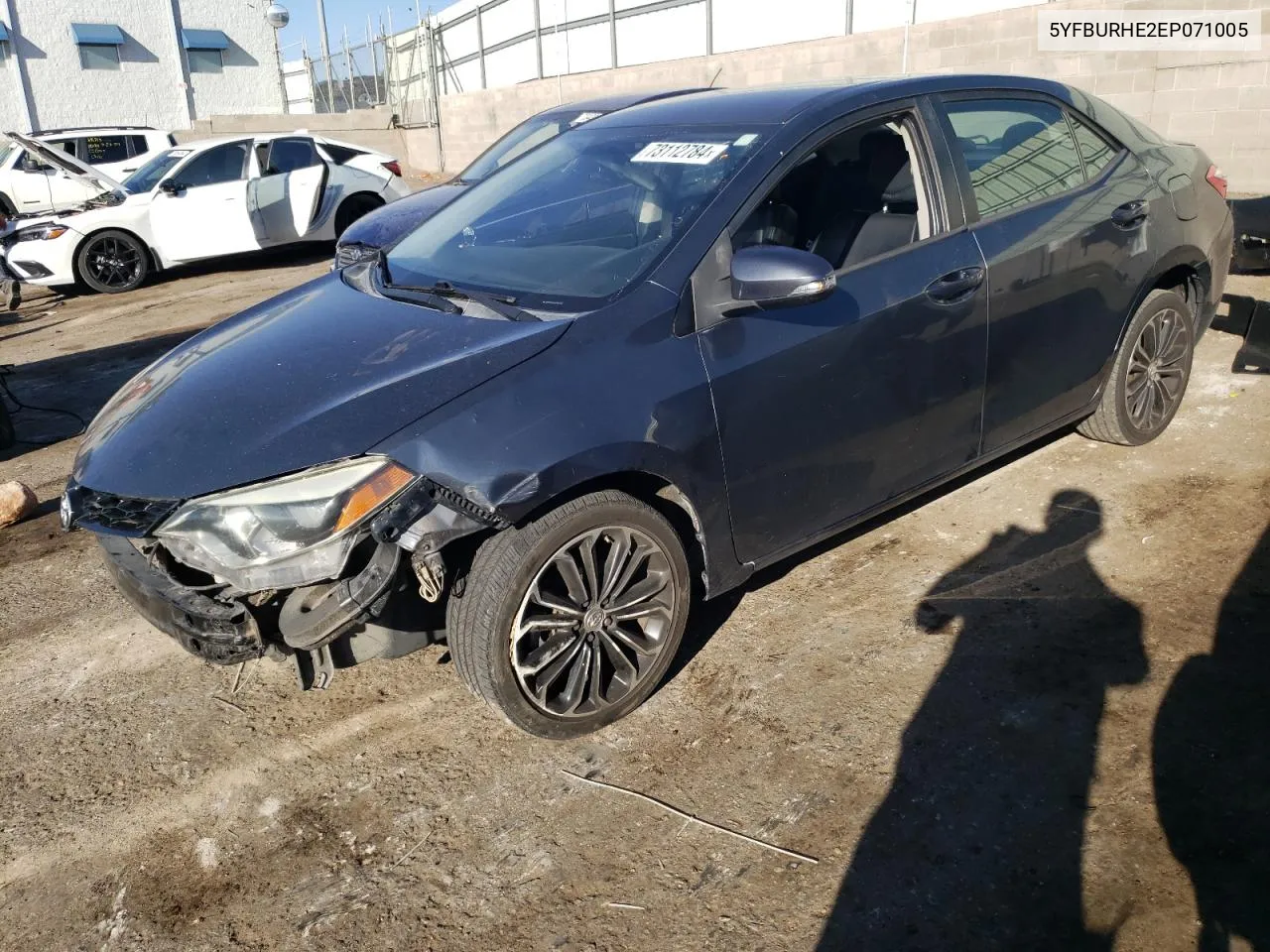 2014 Toyota Corolla L VIN: 5YFBURHE2EP071005 Lot: 73112784