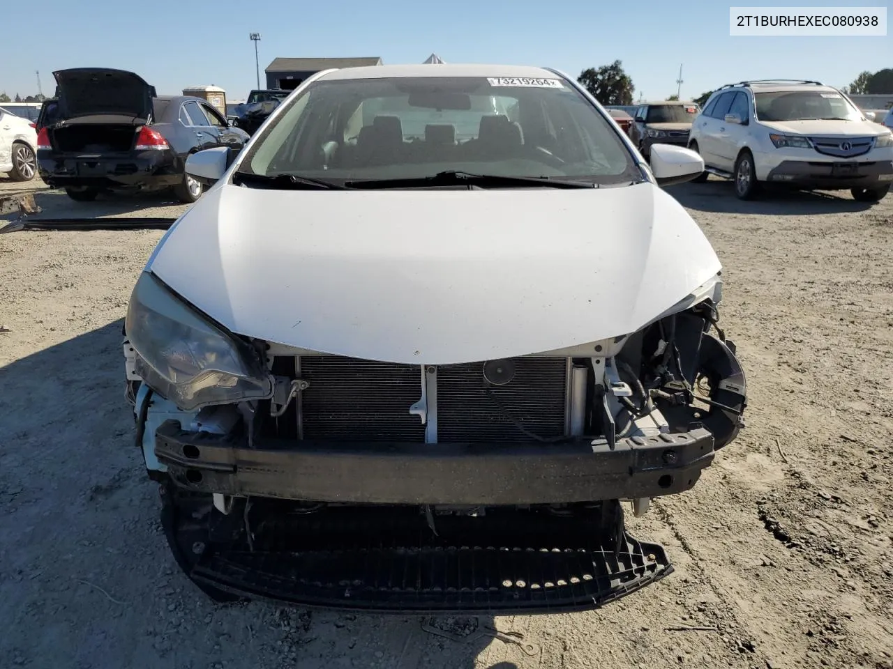 2014 Toyota Corolla L VIN: 2T1BURHEXEC080938 Lot: 73219264