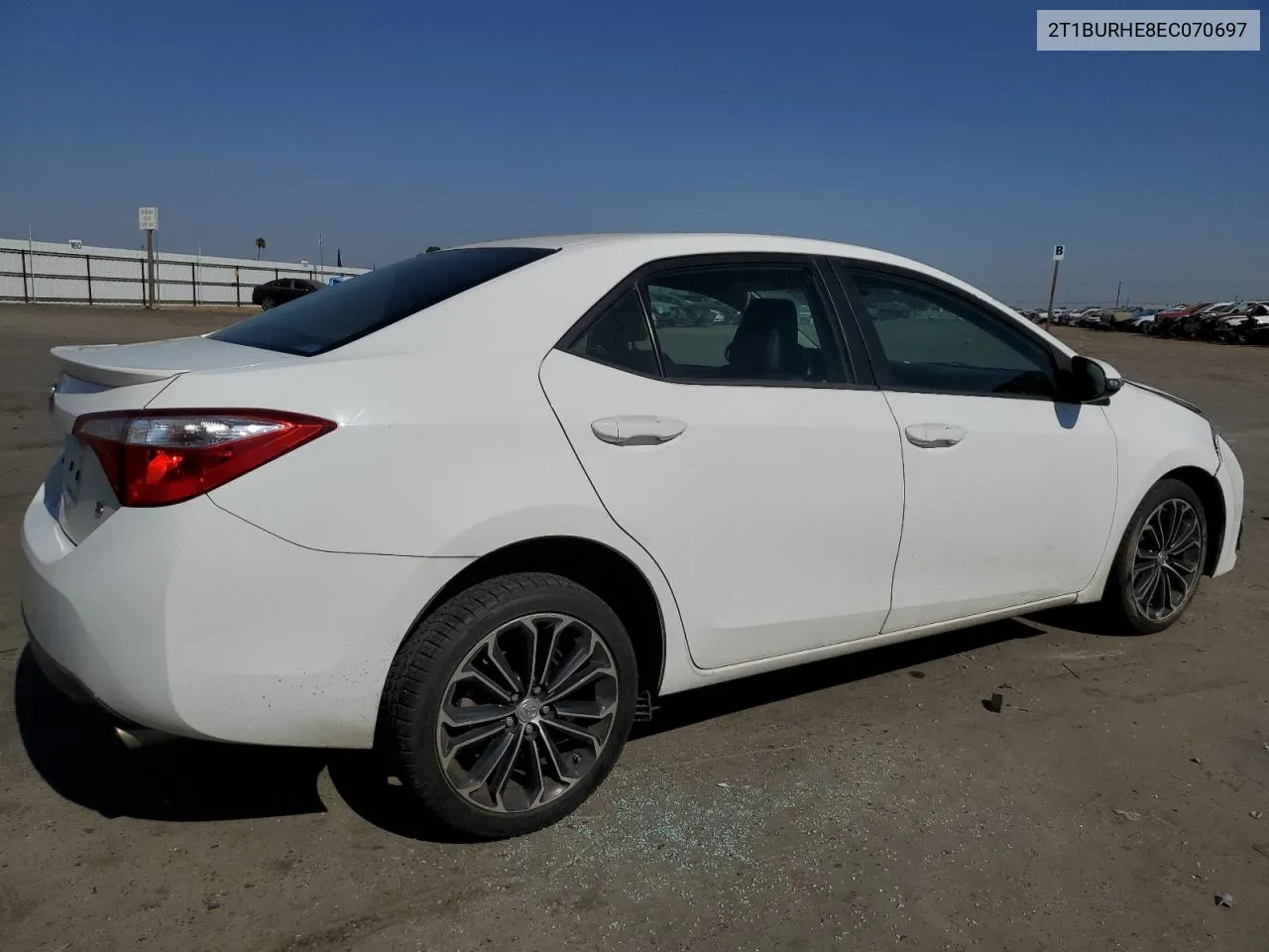 2014 Toyota Corolla L VIN: 2T1BURHE8EC070697 Lot: 73222014