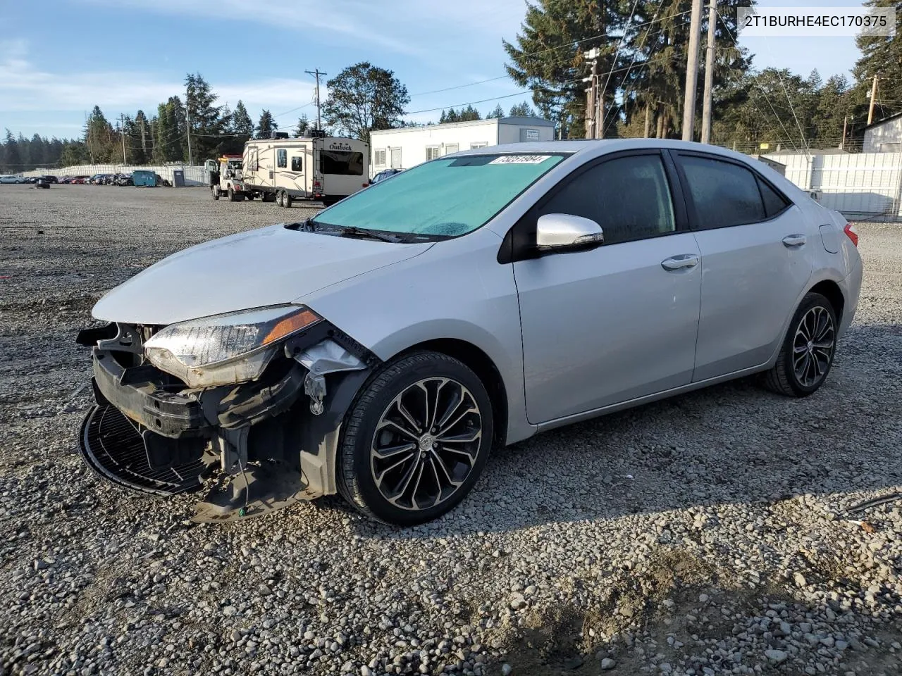 2014 Toyota Corolla L VIN: 2T1BURHE4EC170375 Lot: 73251984