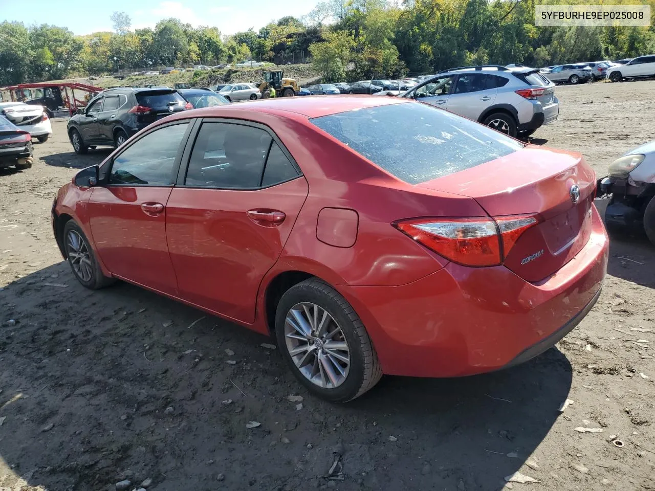 5YFBURHE9EP025008 2014 Toyota Corolla L