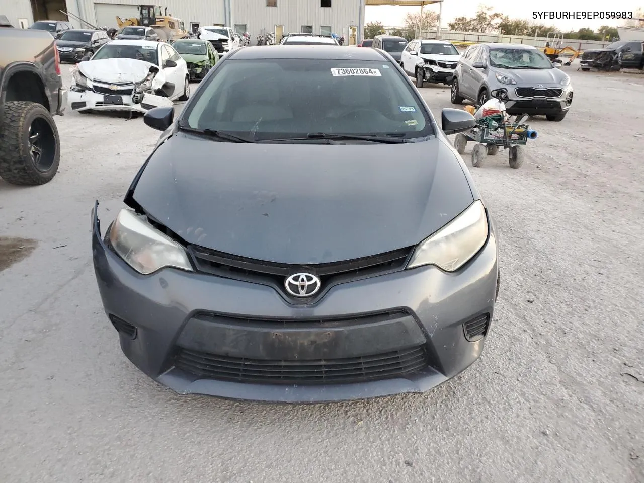 2014 Toyota Corolla L VIN: 5YFBURHE9EP059983 Lot: 73602864