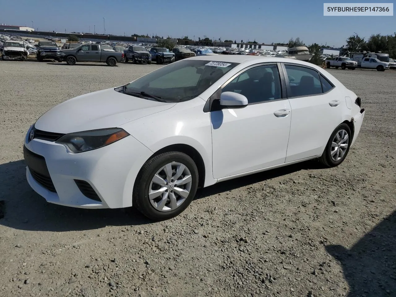 5YFBURHE9EP147366 2014 Toyota Corolla L