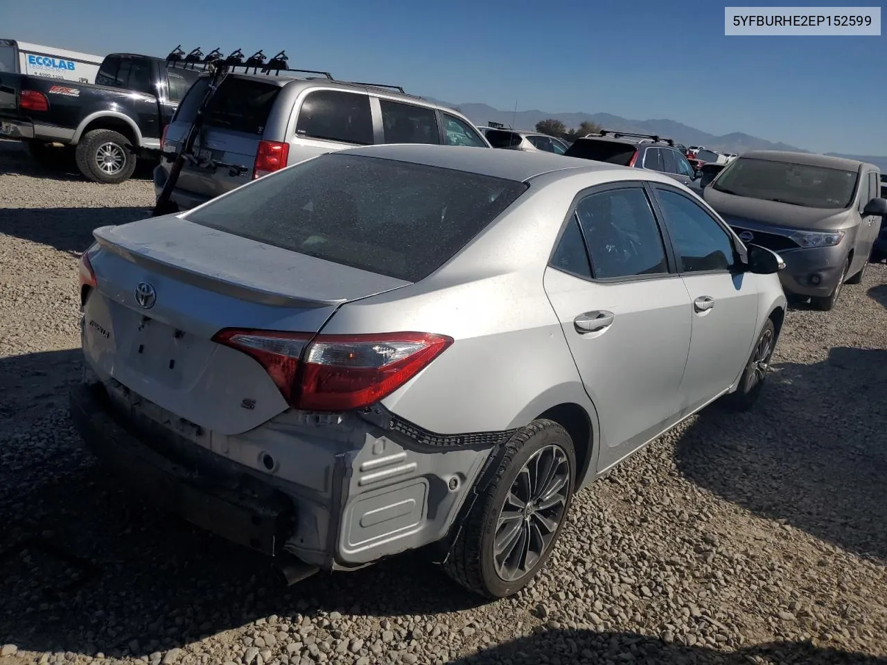 2014 Toyota Corolla L VIN: 5YFBURHE2EP152599 Lot: 73762264