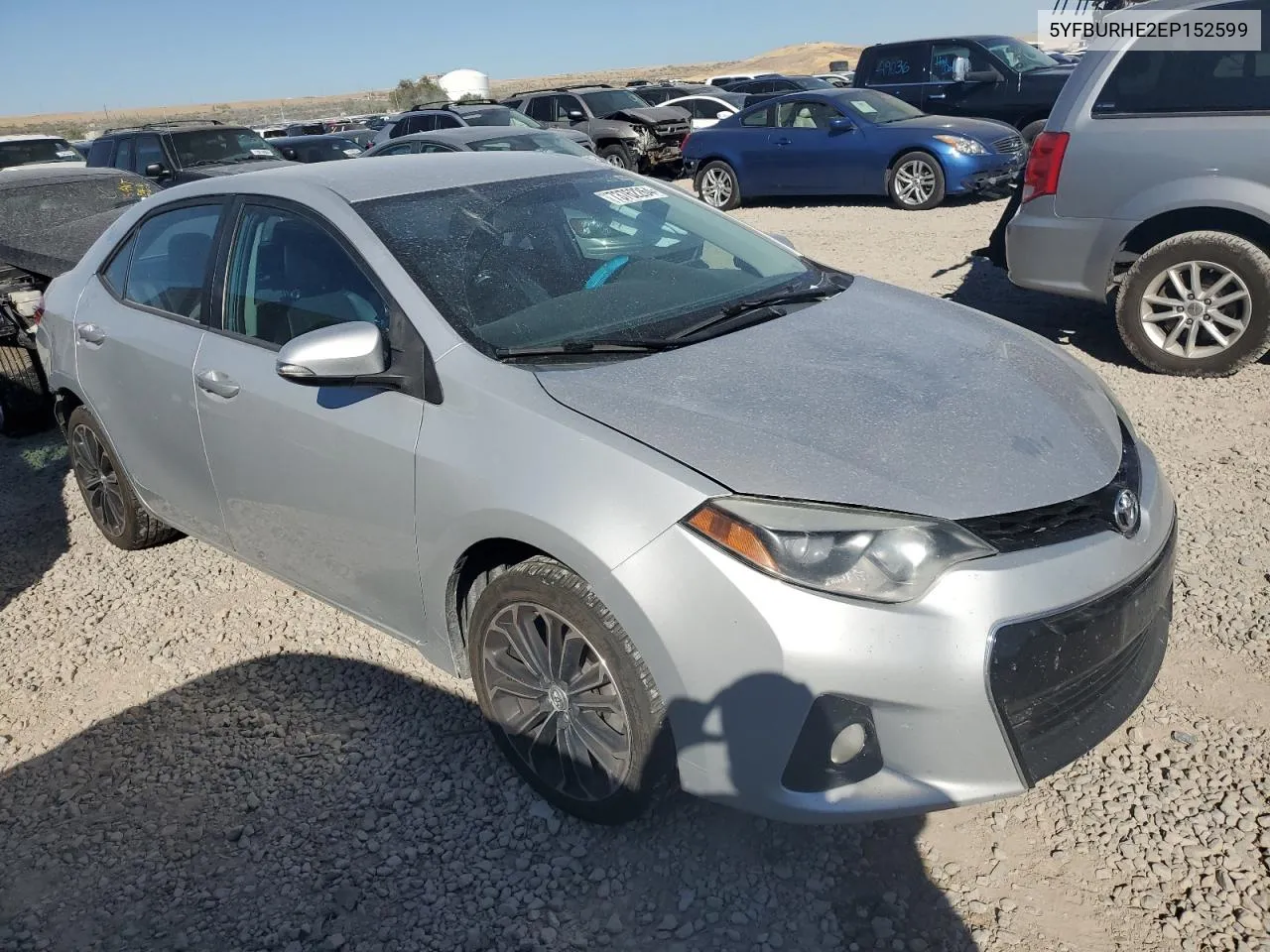 2014 Toyota Corolla L VIN: 5YFBURHE2EP152599 Lot: 73762264