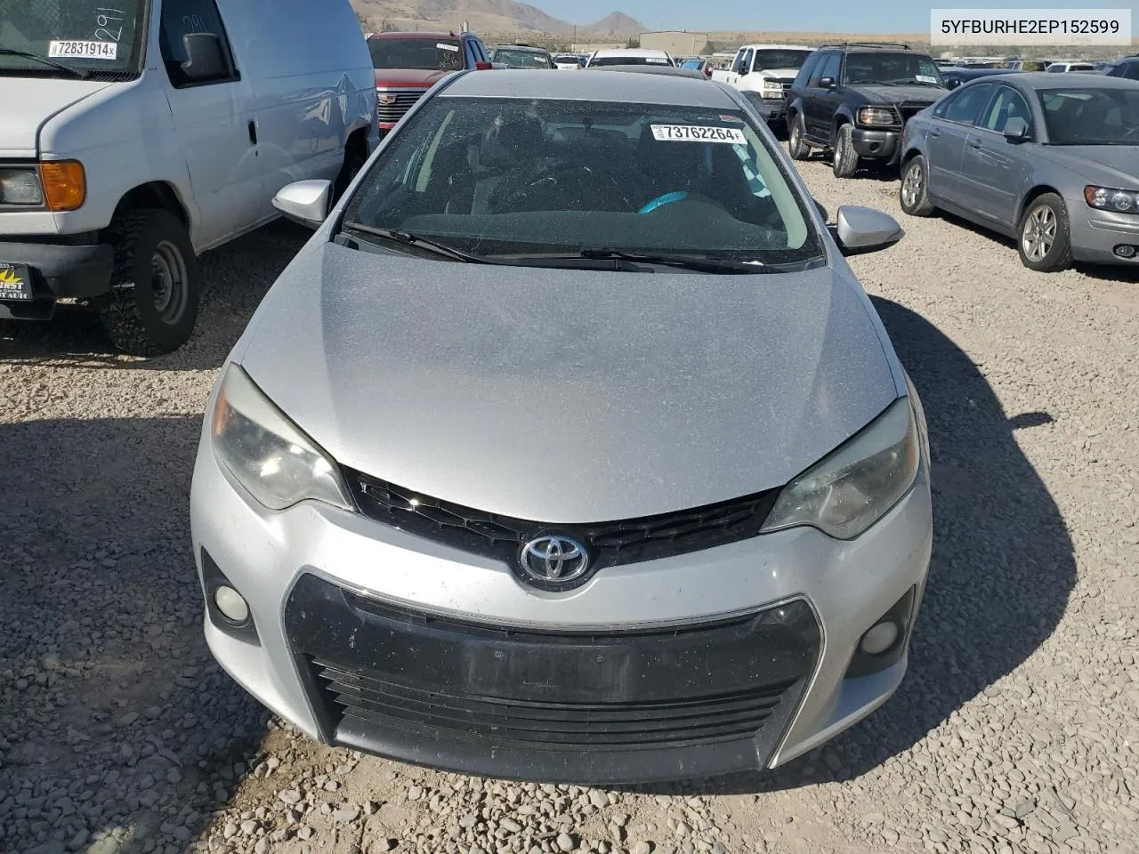 2014 Toyota Corolla L VIN: 5YFBURHE2EP152599 Lot: 73762264