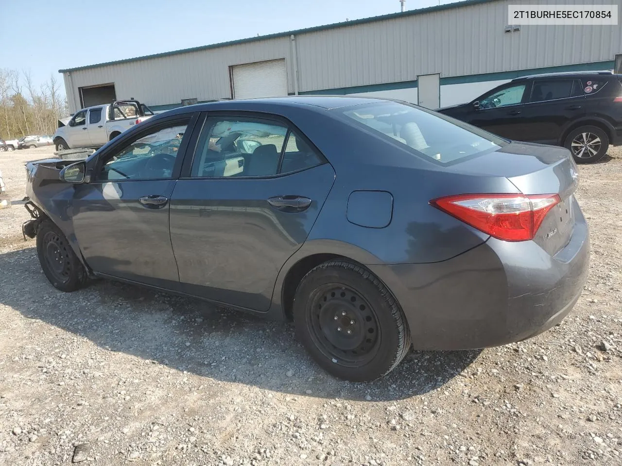 2014 Toyota Corolla L VIN: 2T1BURHE5EC170854 Lot: 73864814