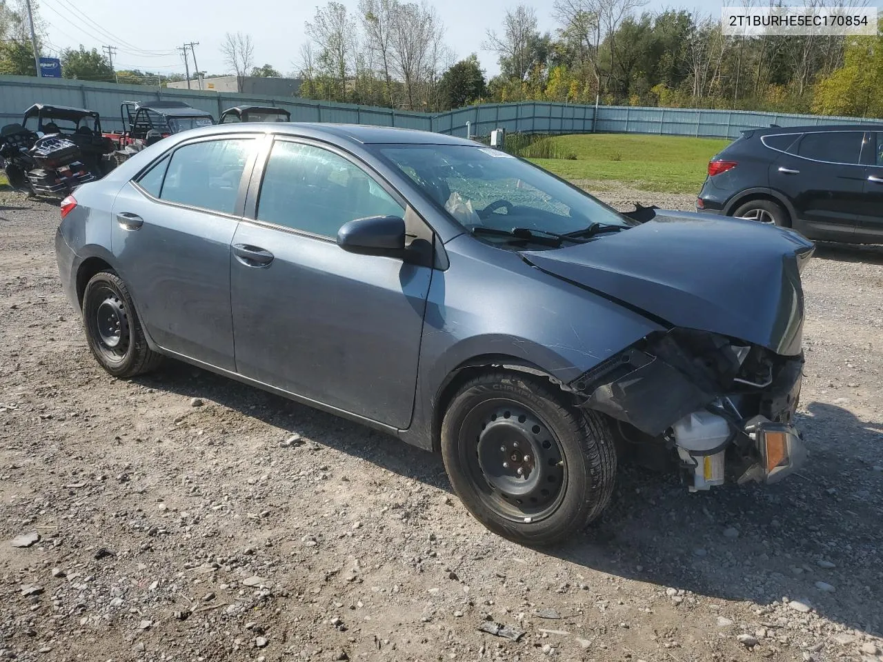 2014 Toyota Corolla L VIN: 2T1BURHE5EC170854 Lot: 73864814