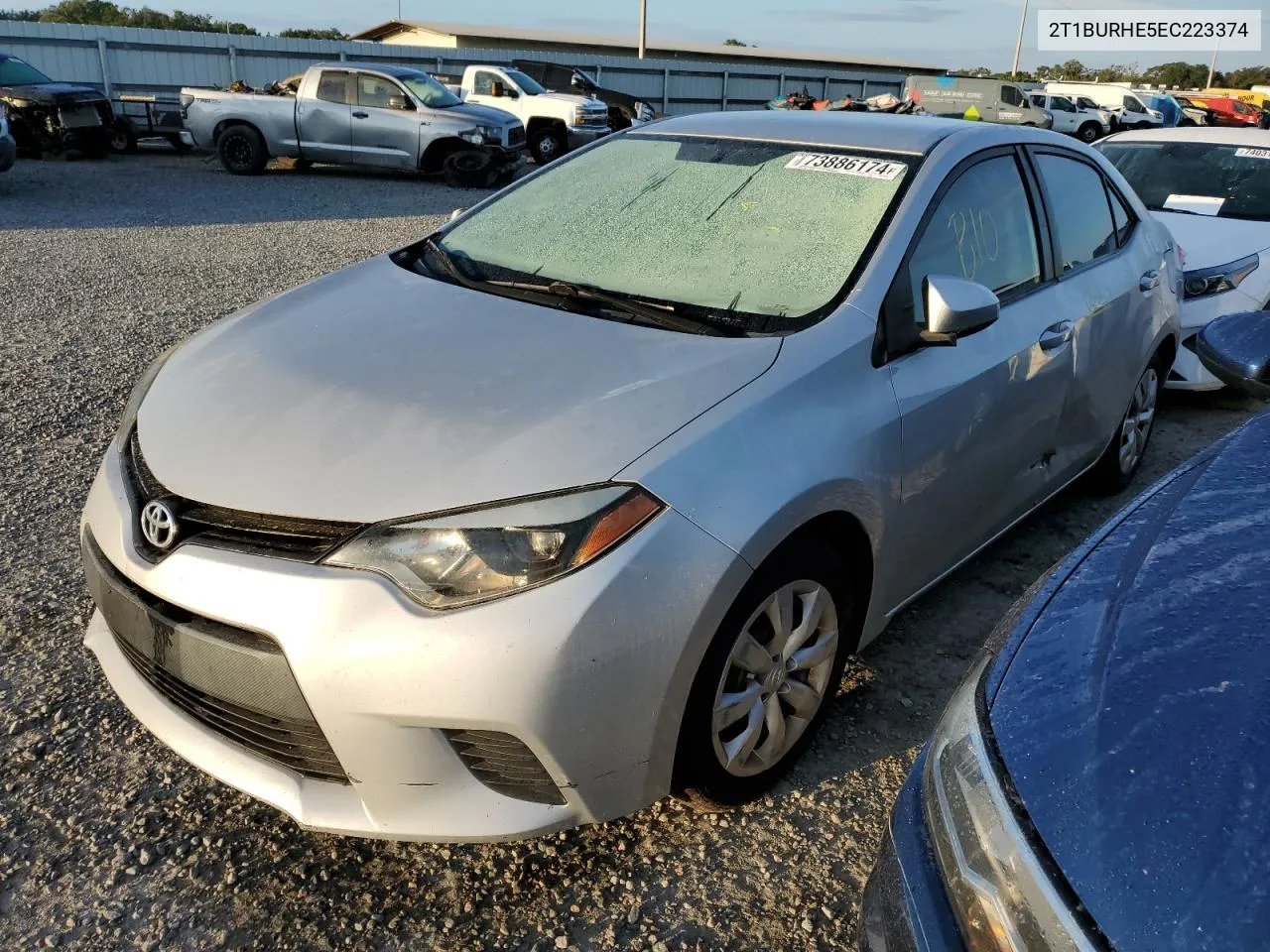 2T1BURHE5EC223374 2014 Toyota Corolla L