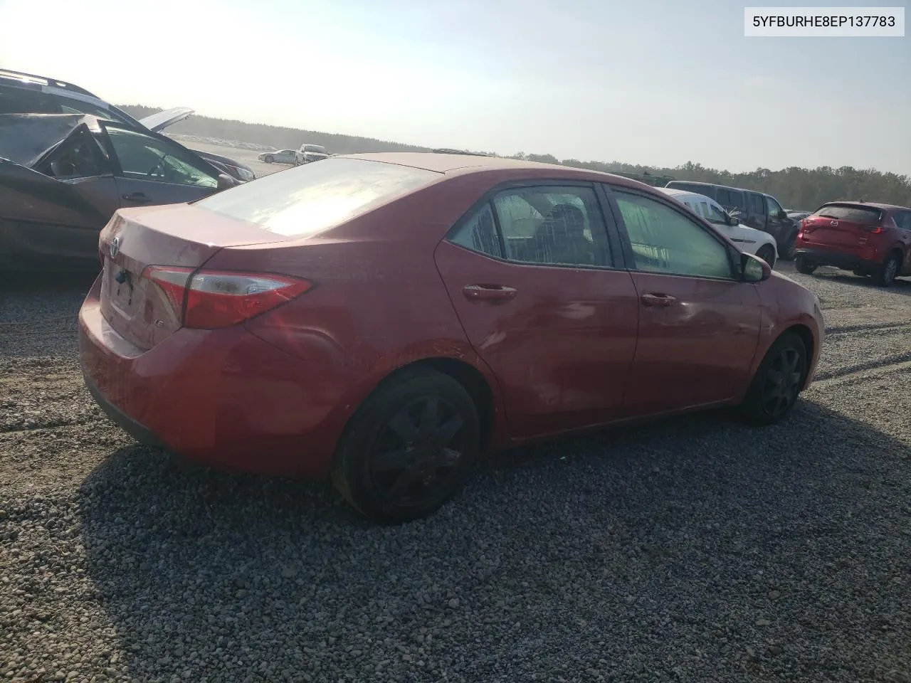 2014 Toyota Corolla L VIN: 5YFBURHE8EP137783 Lot: 73999874