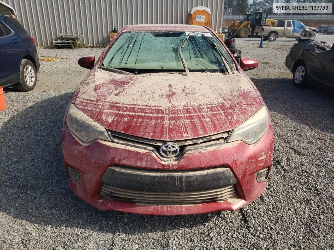 2014 Toyota Corolla L VIN: 5YFBURHE8EP137783 Lot: 73999874