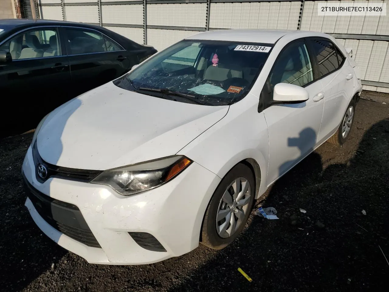 2014 Toyota Corolla L VIN: 2T1BURHE7EC113426 Lot: 74312914