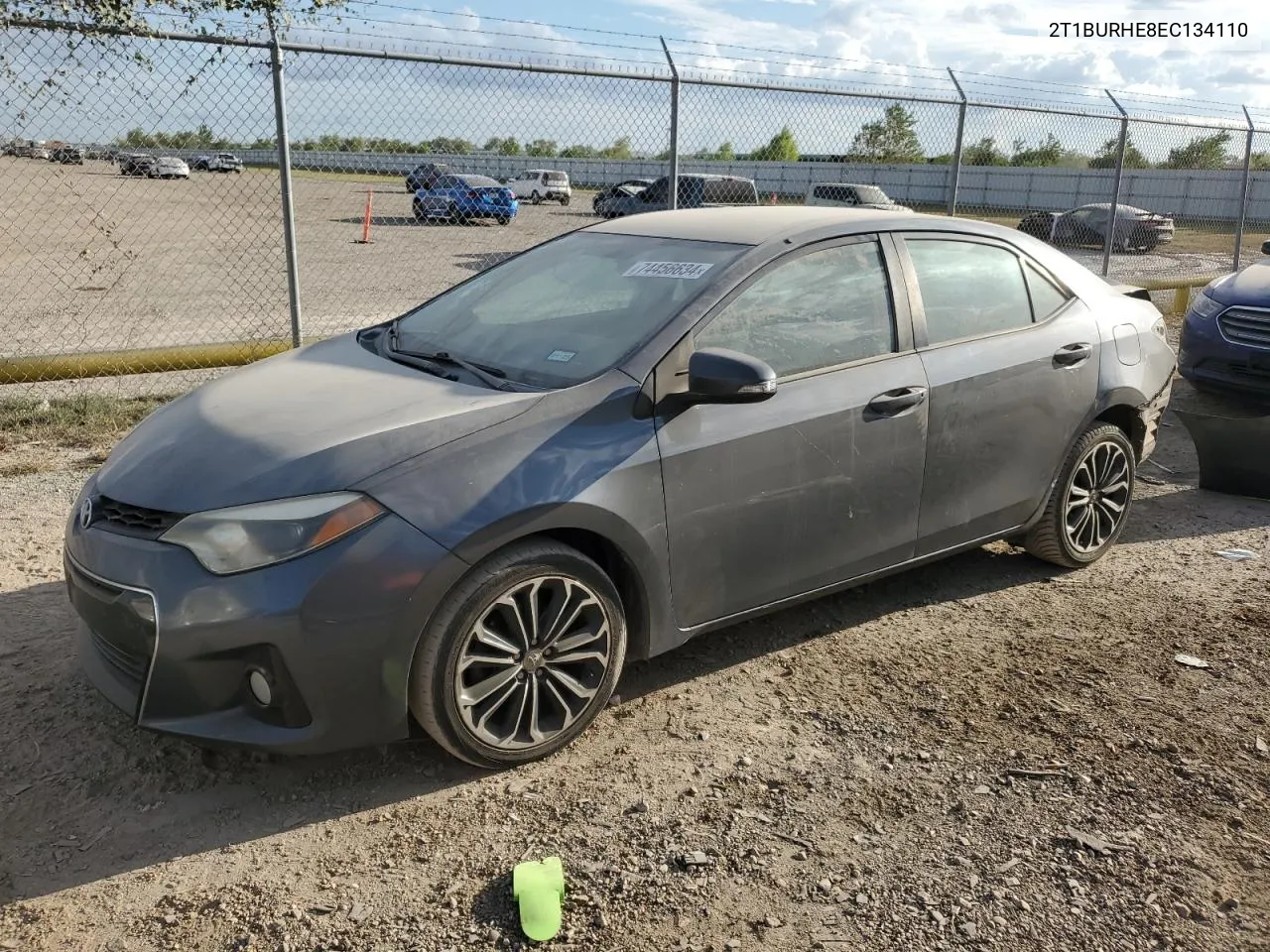 2014 Toyota Corolla L VIN: 2T1BURHE8EC134110 Lot: 74456634