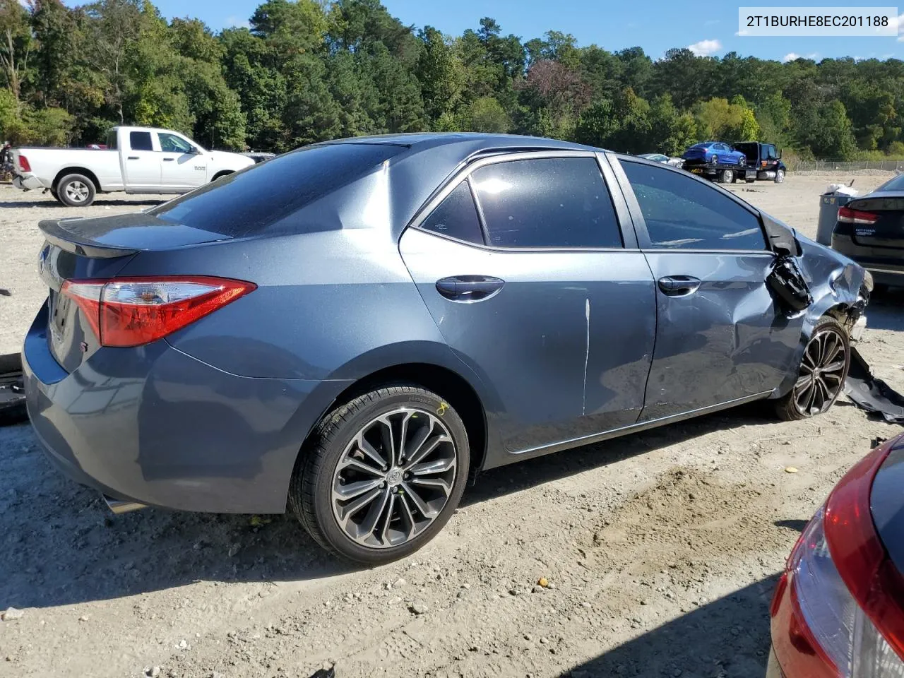 2014 Toyota Corolla L VIN: 2T1BURHE8EC201188 Lot: 74688734