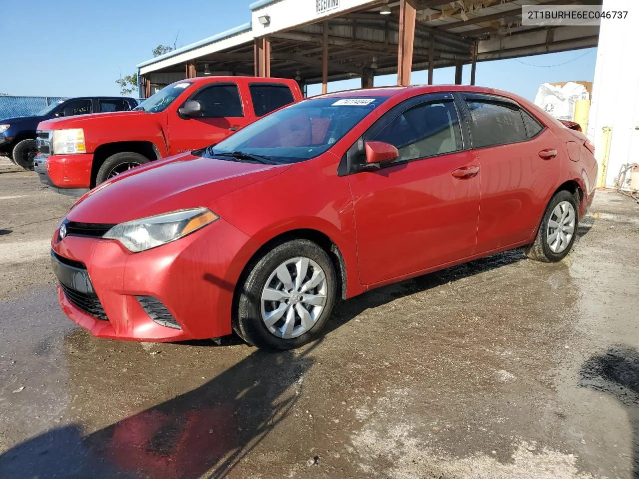 2014 Toyota Corolla L VIN: 2T1BURHE6EC046737 Lot: 74774044