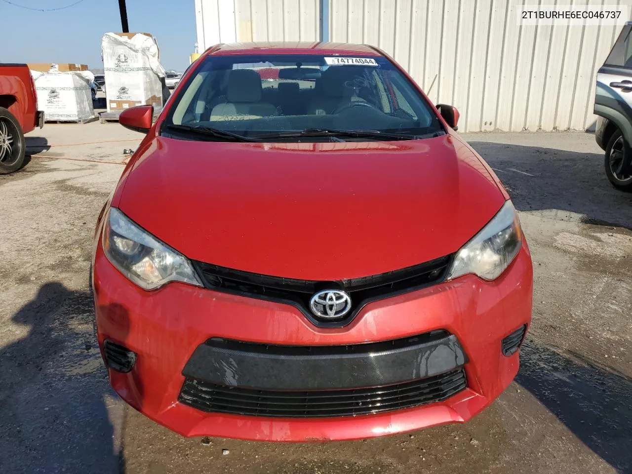 2014 Toyota Corolla L VIN: 2T1BURHE6EC046737 Lot: 74774044