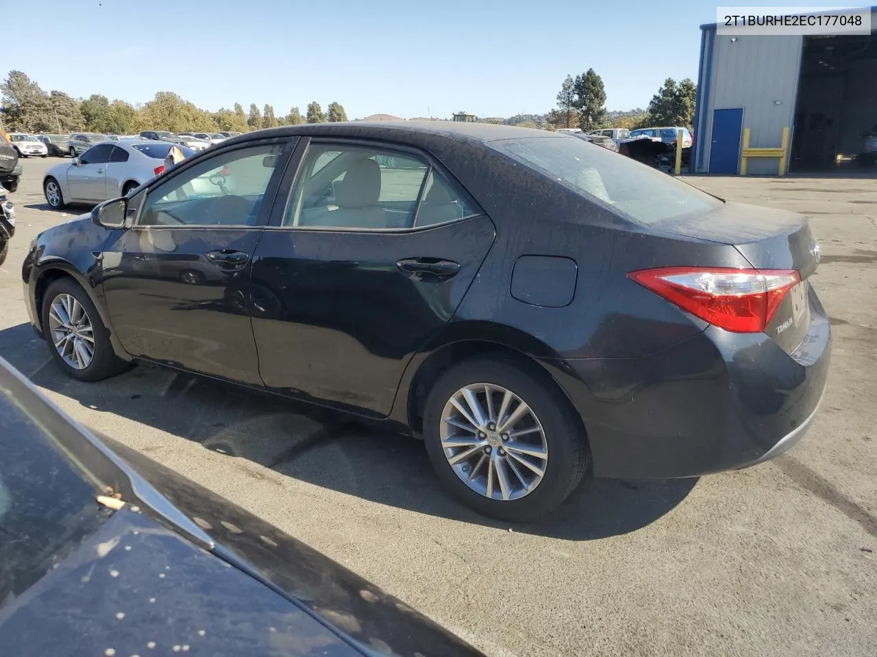 2014 Toyota Corolla L VIN: 2T1BURHE2EC177048 Lot: 74854754