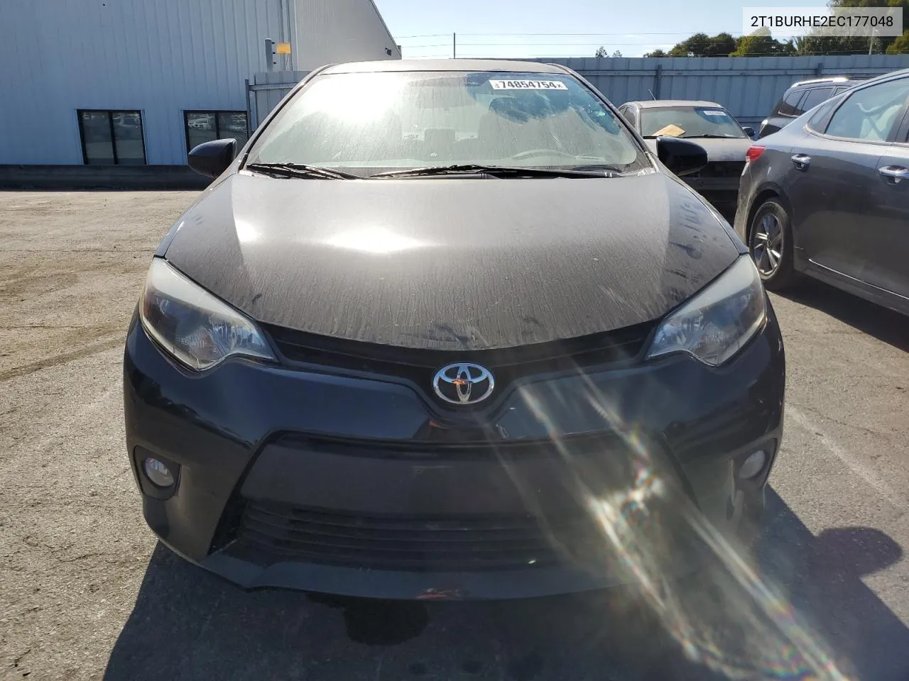 2014 Toyota Corolla L VIN: 2T1BURHE2EC177048 Lot: 74854754