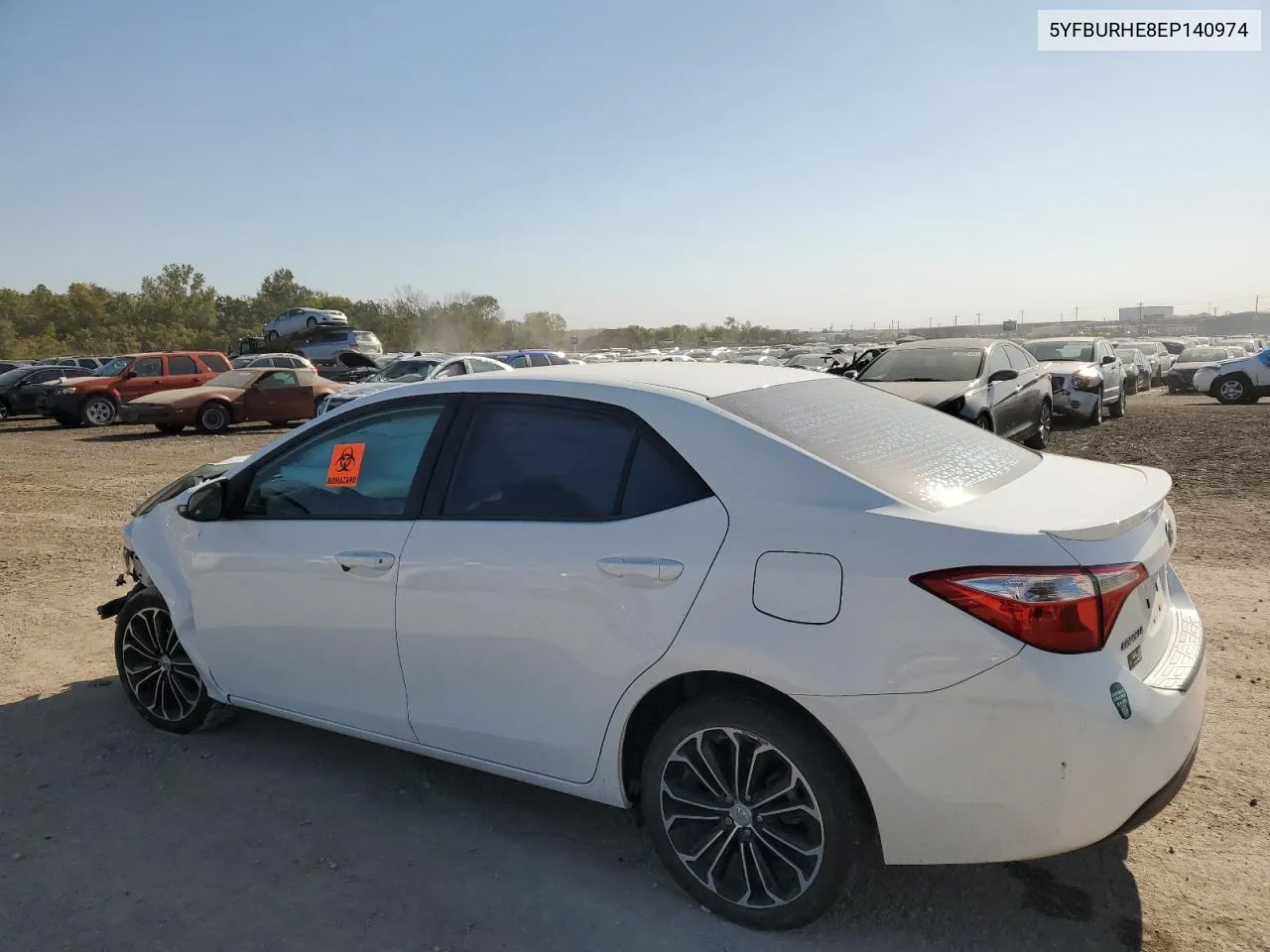 2014 Toyota Corolla L VIN: 5YFBURHE8EP140974 Lot: 74928364