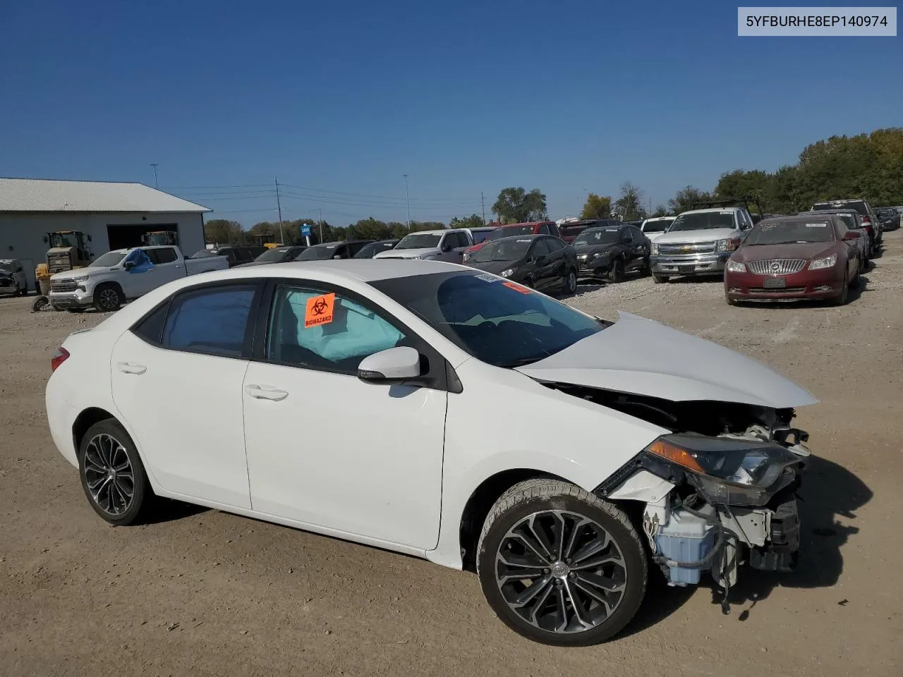 2014 Toyota Corolla L VIN: 5YFBURHE8EP140974 Lot: 74928364