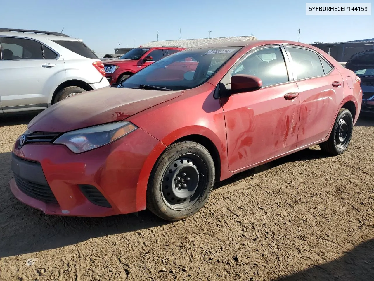 2014 Toyota Corolla L VIN: 5YFBURHE0EP144159 Lot: 74963484