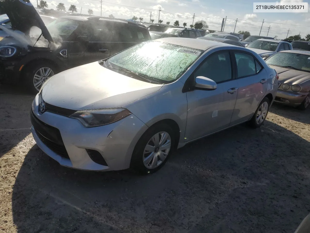 2014 Toyota Corolla L VIN: 2T1BURHE8EC135371 Lot: 75089684