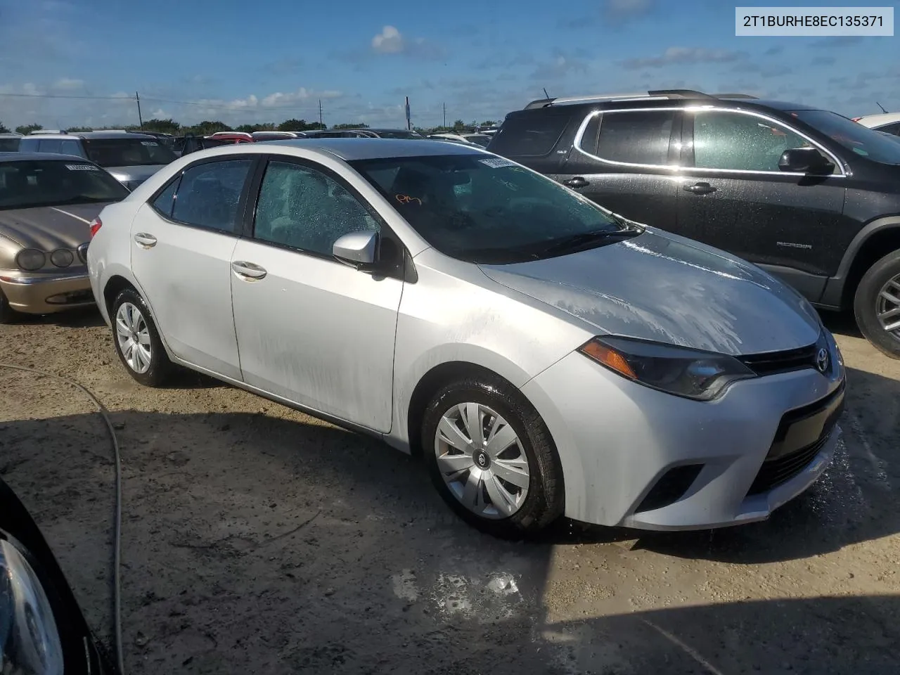 2014 Toyota Corolla L VIN: 2T1BURHE8EC135371 Lot: 75089684