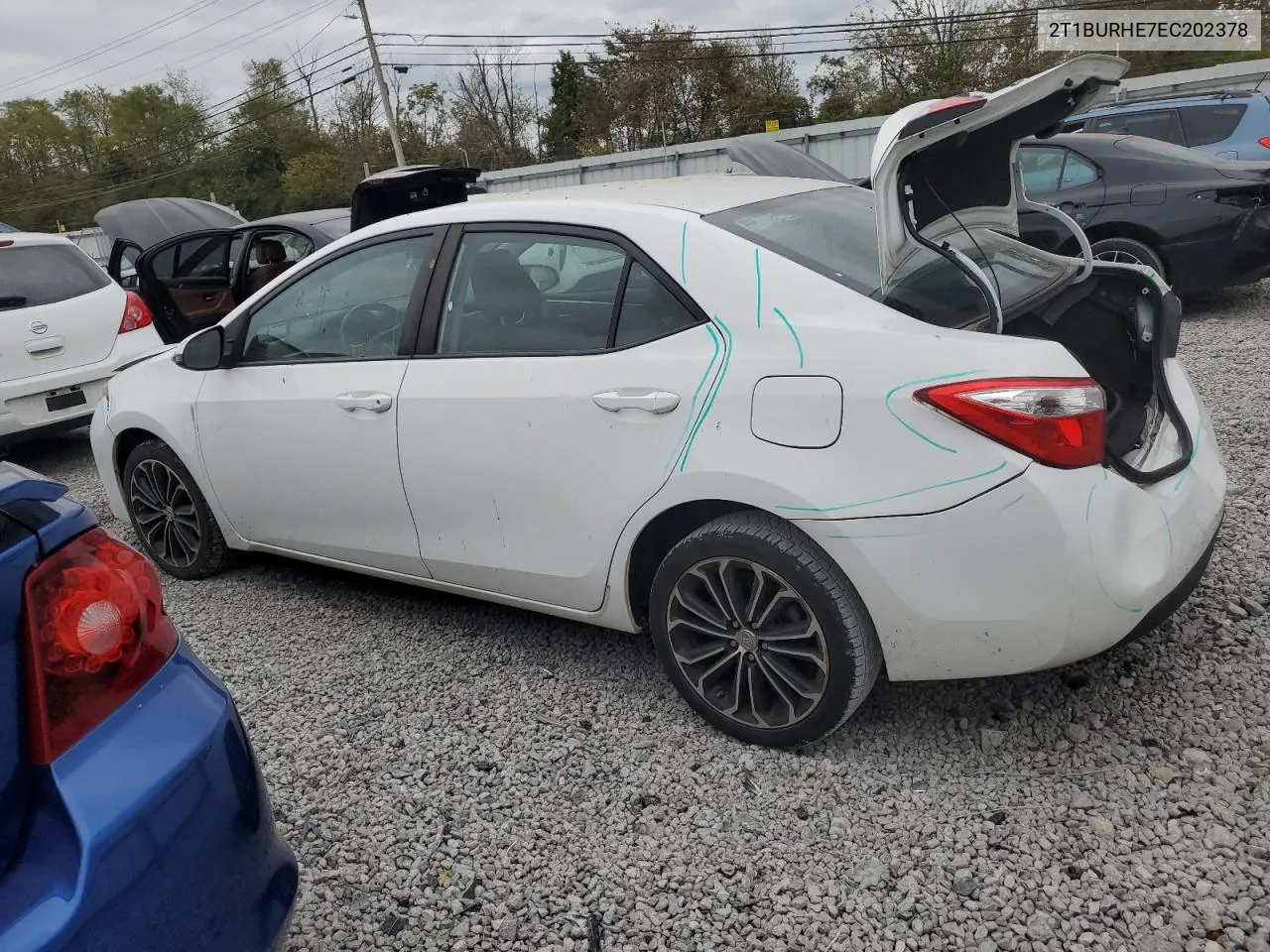 2014 Toyota Corolla L VIN: 2T1BURHE7EC202378 Lot: 75172224