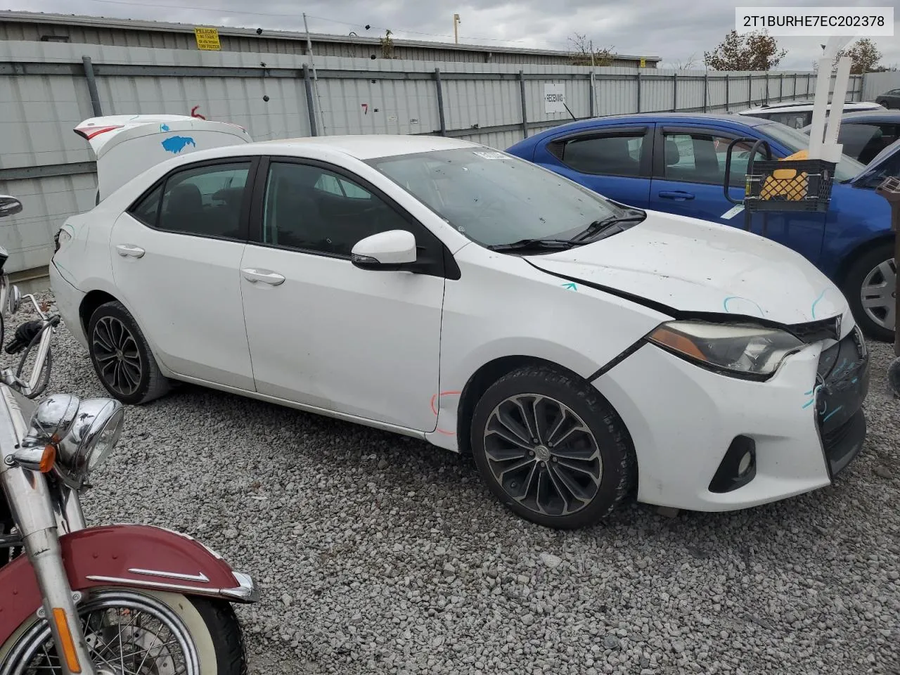 2014 Toyota Corolla L VIN: 2T1BURHE7EC202378 Lot: 75172224