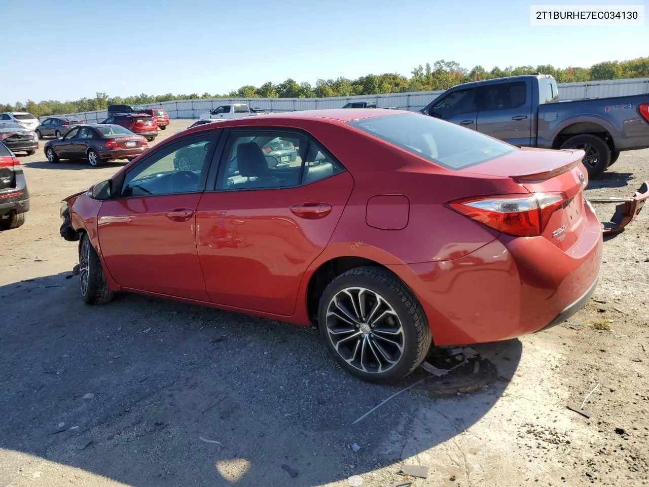 2014 Toyota Corolla L VIN: 2T1BURHE7EC034130 Lot: 75177484