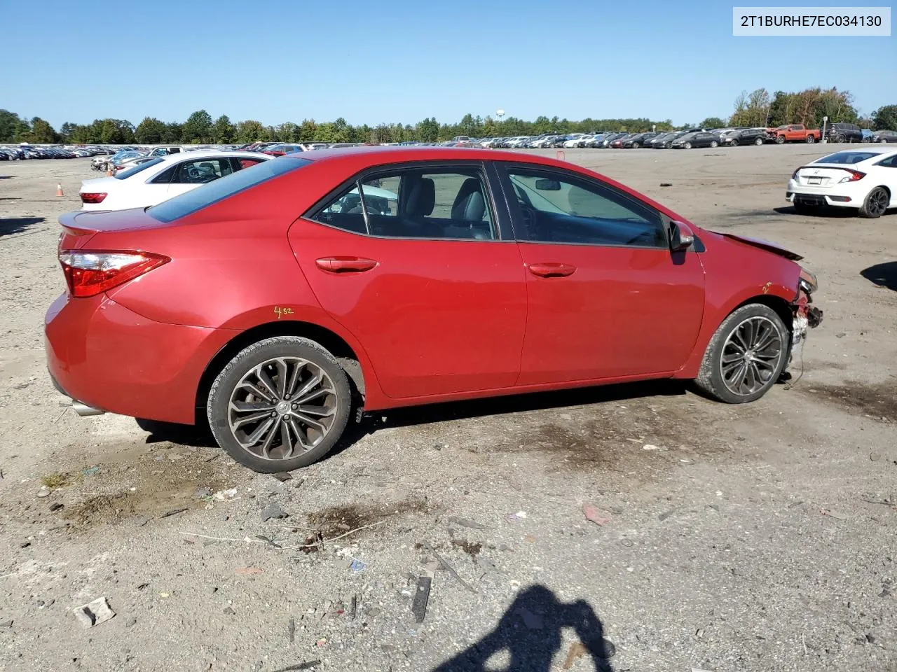 2014 Toyota Corolla L VIN: 2T1BURHE7EC034130 Lot: 75177484