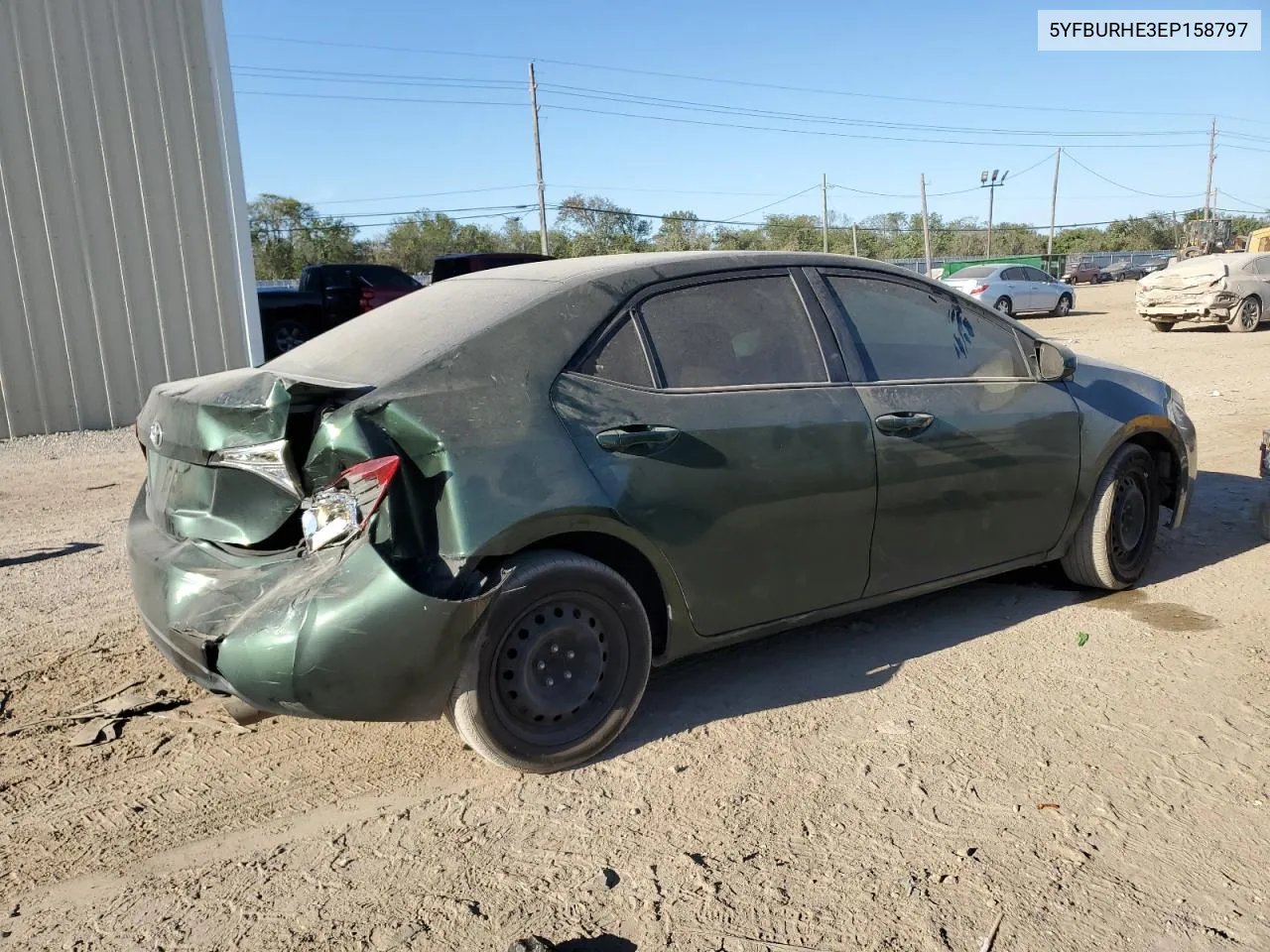 2014 Toyota Corolla L VIN: 5YFBURHE3EP158797 Lot: 75622114