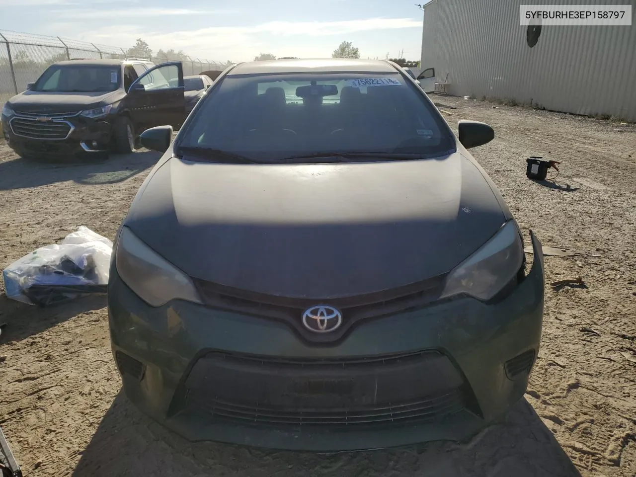 2014 Toyota Corolla L VIN: 5YFBURHE3EP158797 Lot: 75622114