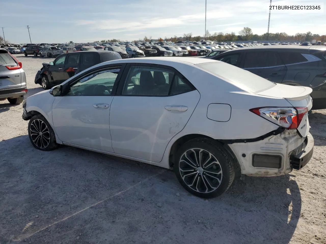 2014 Toyota Corolla L VIN: 2T1BURHE2EC123345 Lot: 75696694