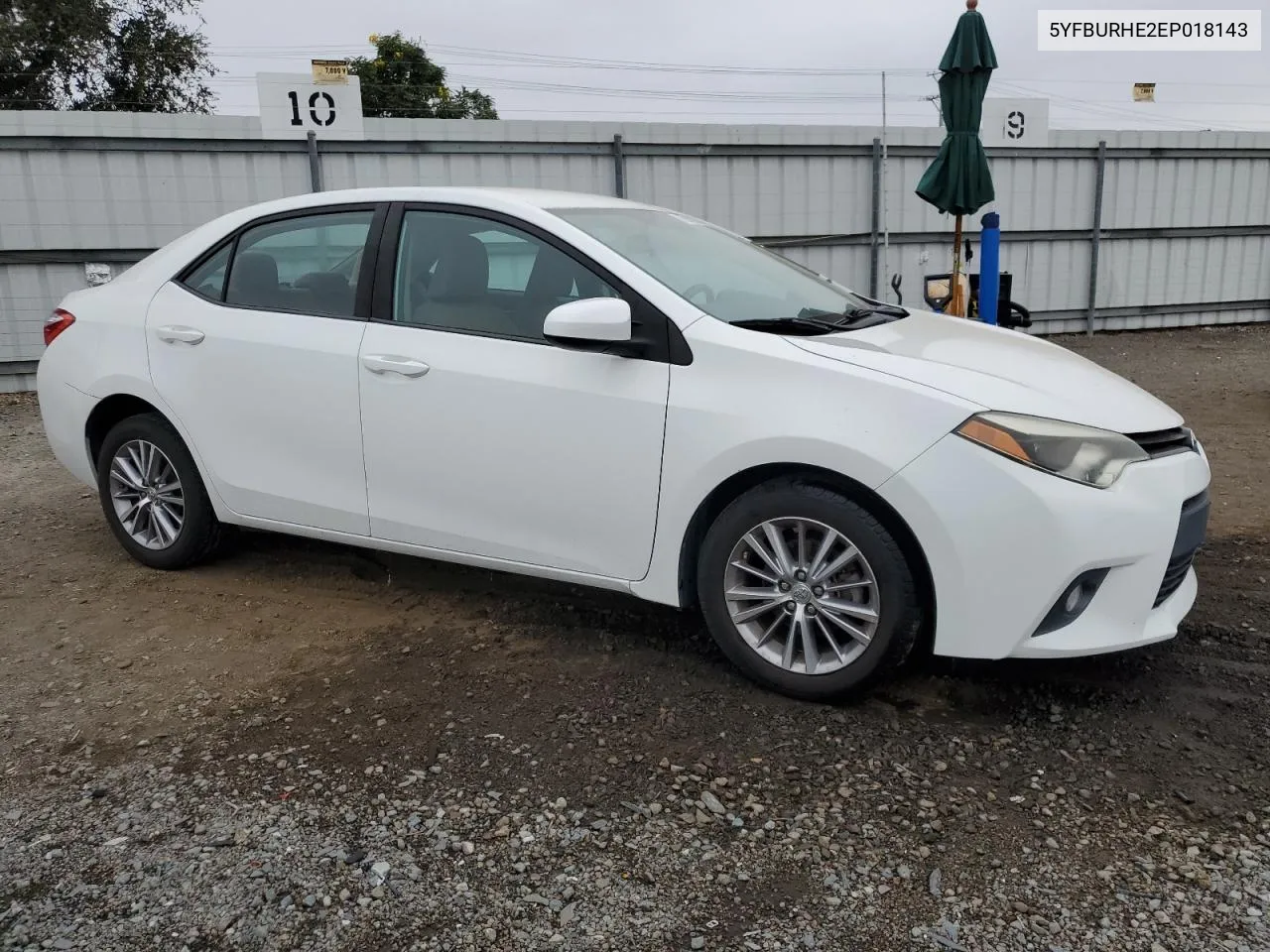 2014 Toyota Corolla L VIN: 5YFBURHE2EP018143 Lot: 75862034