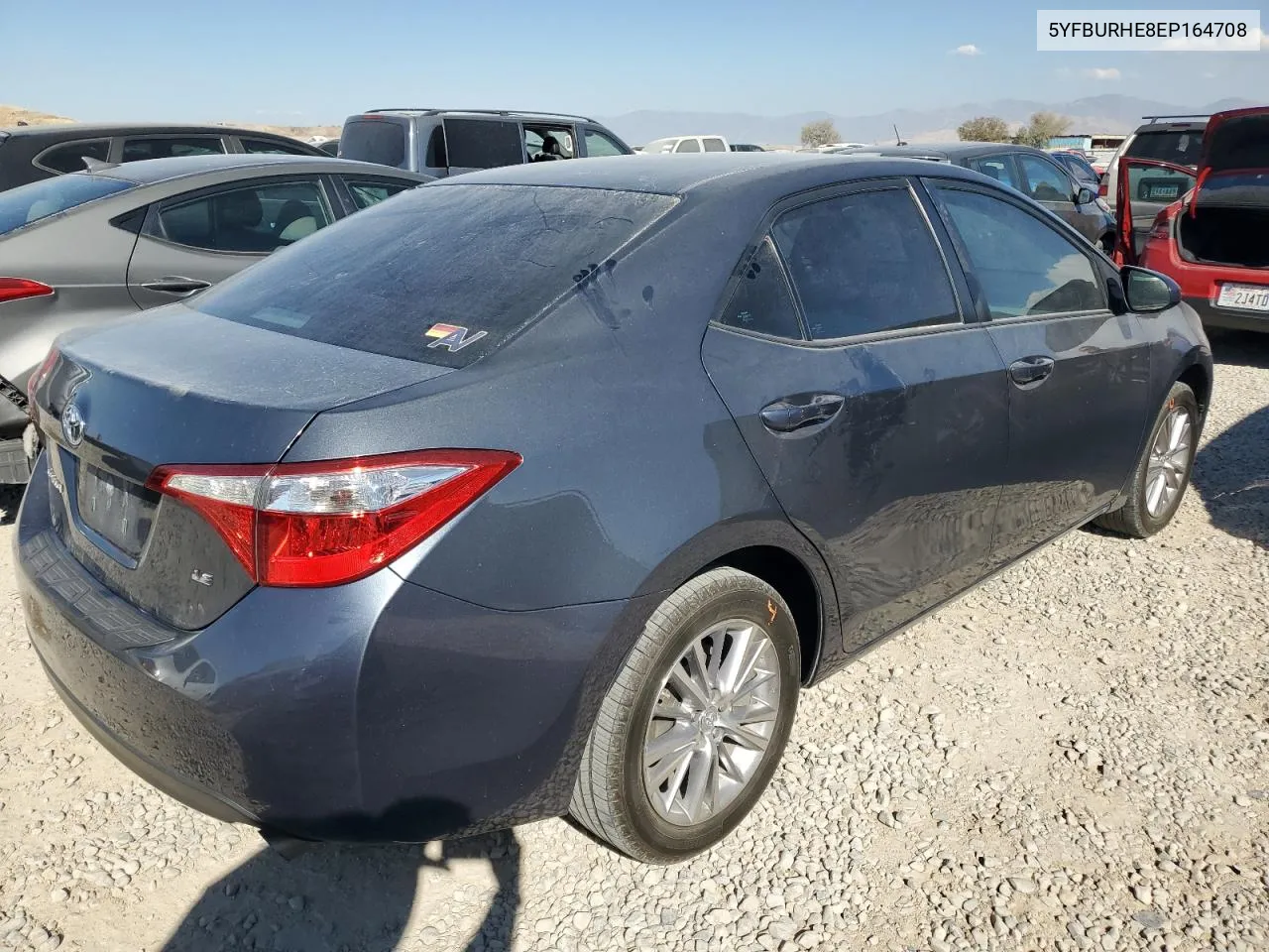 2014 Toyota Corolla L VIN: 5YFBURHE8EP164708 Lot: 75929834