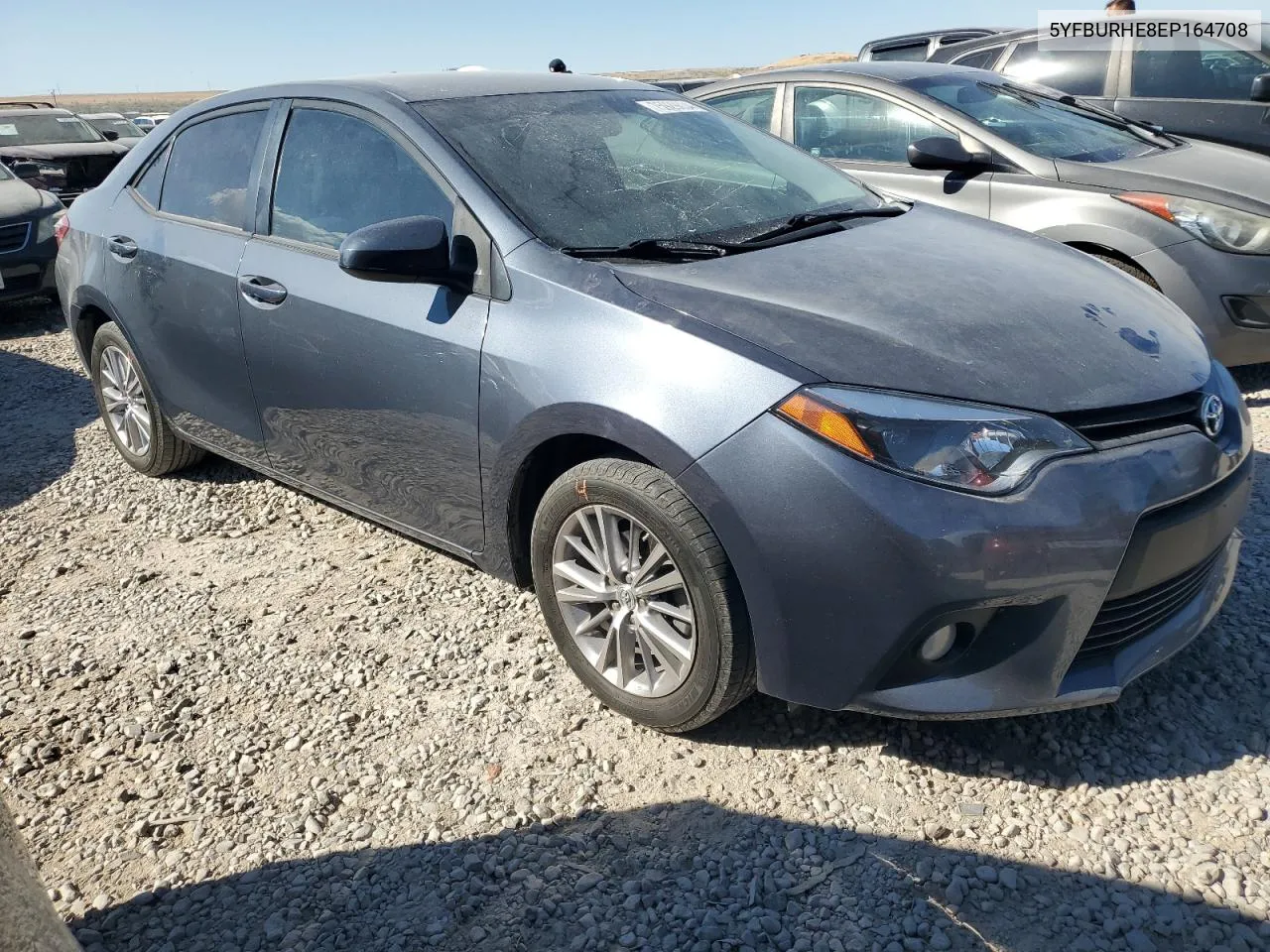 2014 Toyota Corolla L VIN: 5YFBURHE8EP164708 Lot: 75929834