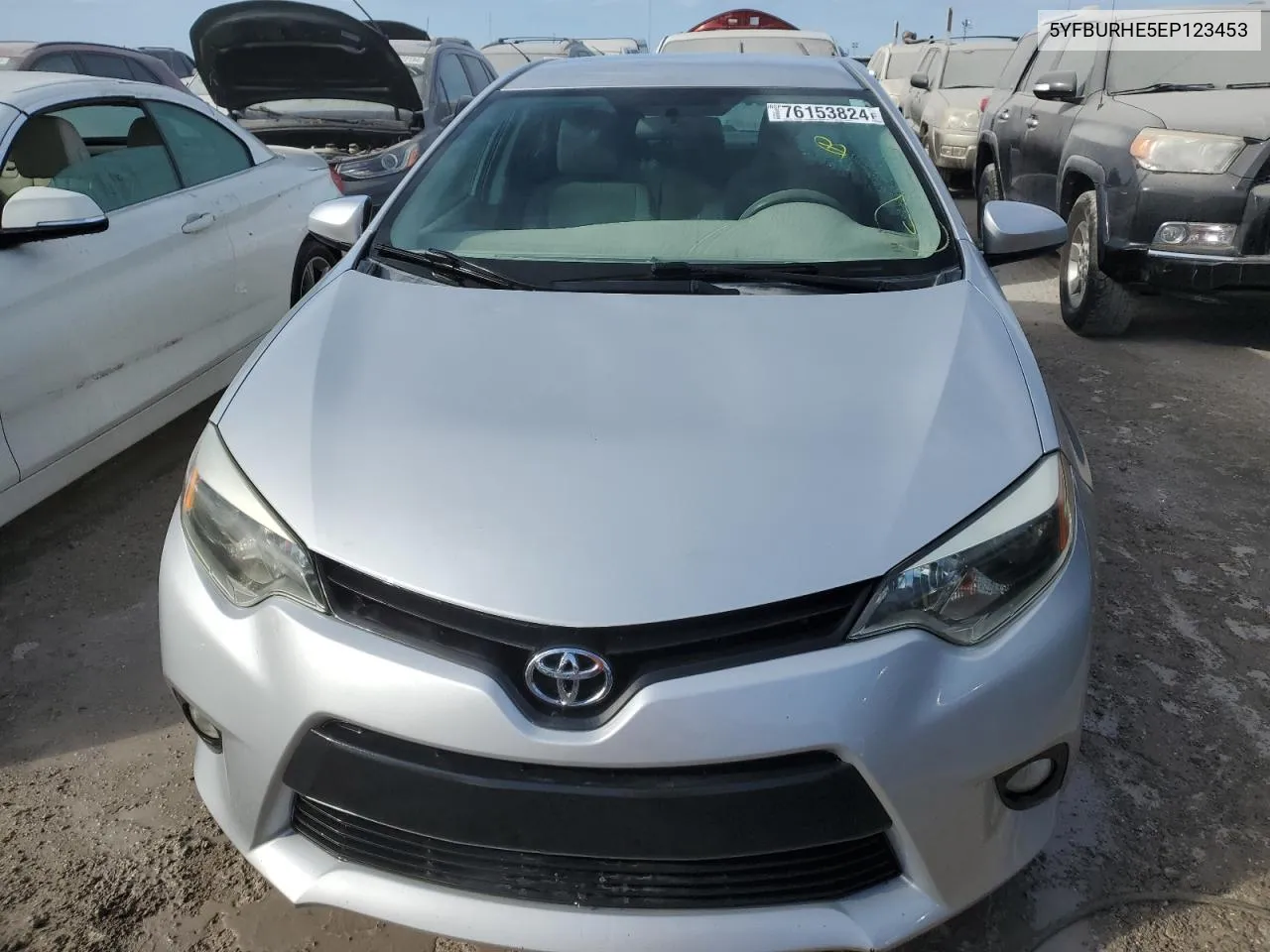 2014 Toyota Corolla L VIN: 5YFBURHE5EP123453 Lot: 76153824