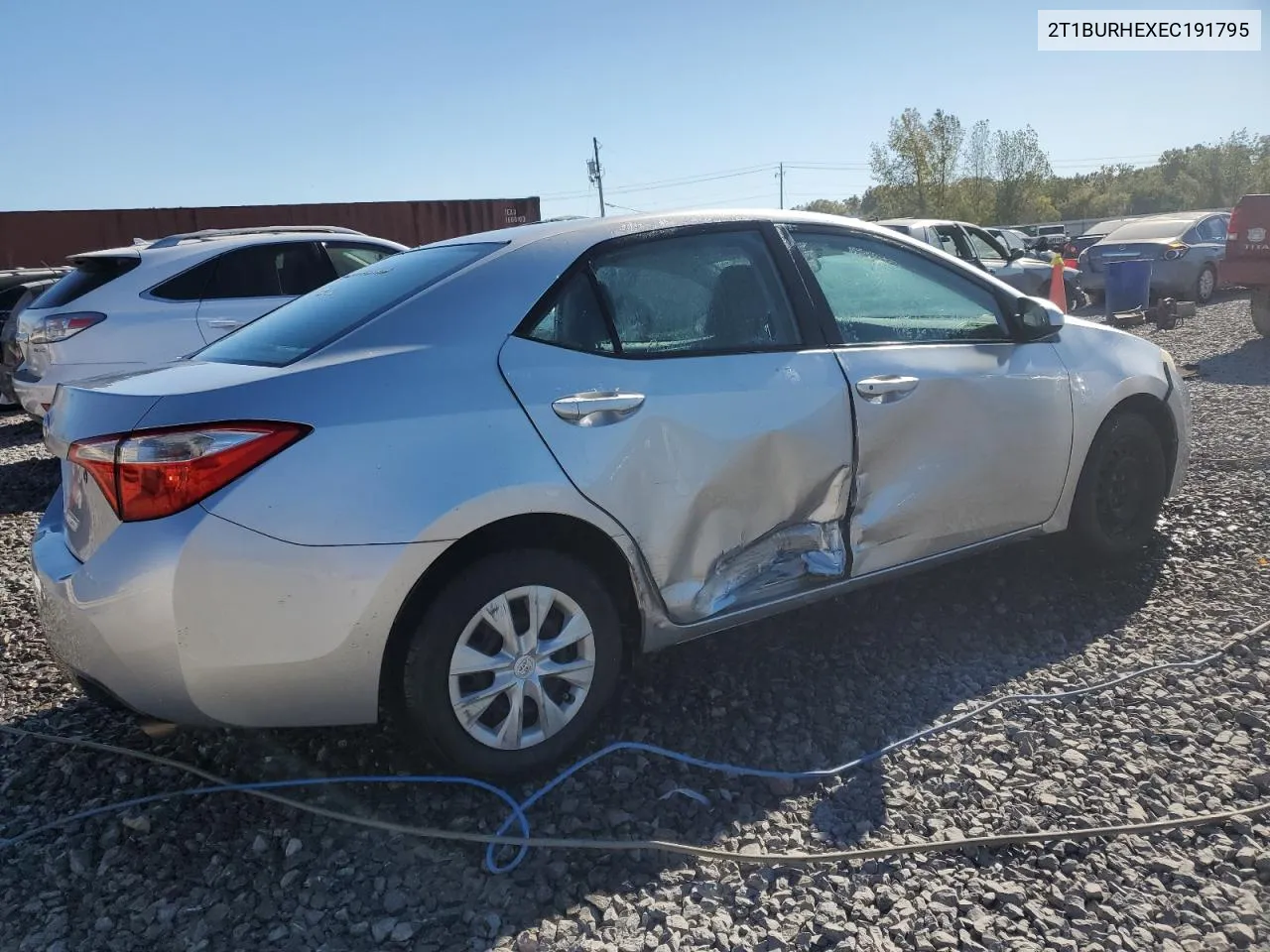 2014 Toyota Corolla L VIN: 2T1BURHEXEC191795 Lot: 76172924