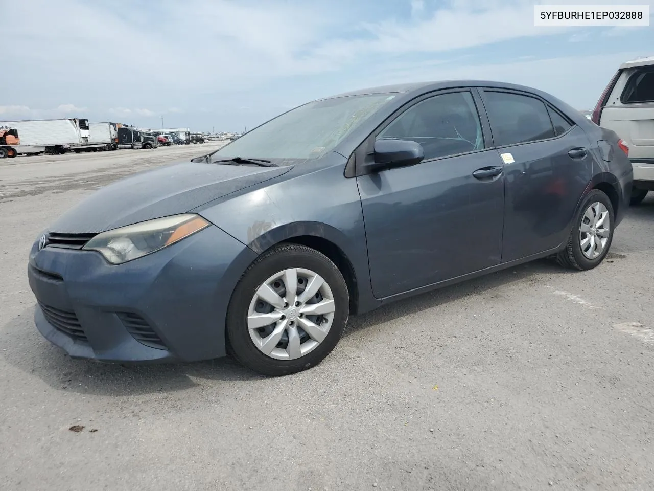 2014 Toyota Corolla L VIN: 5YFBURHE1EP032888 Lot: 76235004