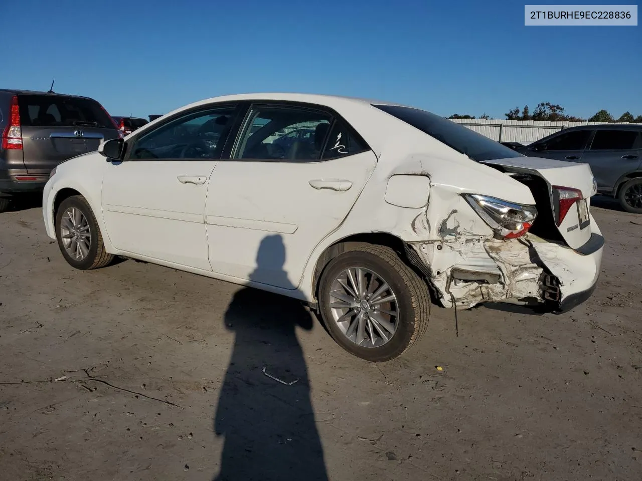 2014 Toyota Corolla L VIN: 2T1BURHE9EC228836 Lot: 76360844