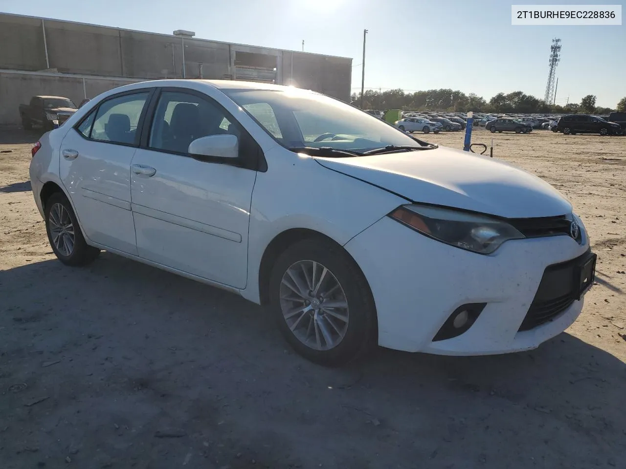 2014 Toyota Corolla L VIN: 2T1BURHE9EC228836 Lot: 76360844