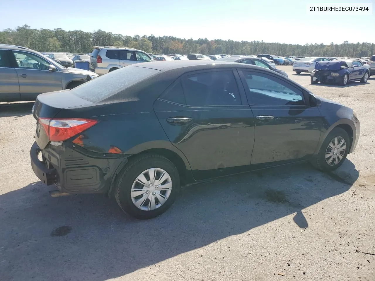 2014 Toyota Corolla L VIN: 2T1BURHE9EC073494 Lot: 76395744