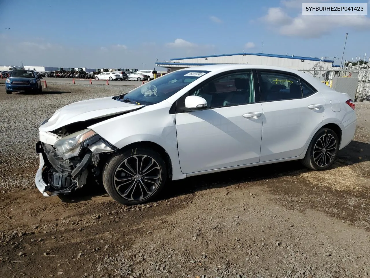 2014 Toyota Corolla L VIN: 5YFBURHE2EP041423 Lot: 76422334