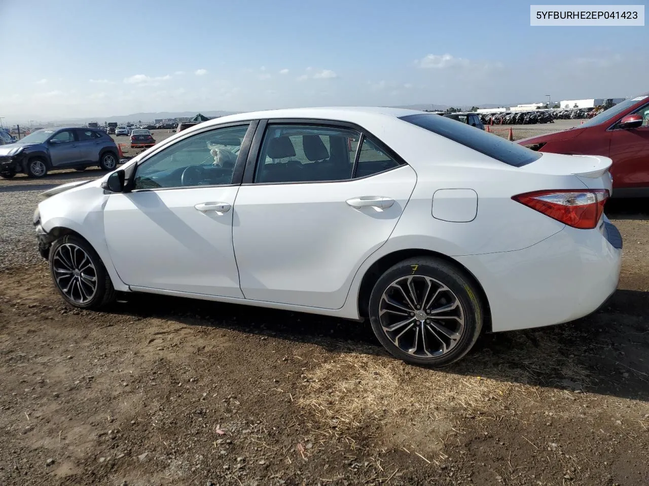 2014 Toyota Corolla L VIN: 5YFBURHE2EP041423 Lot: 76422334